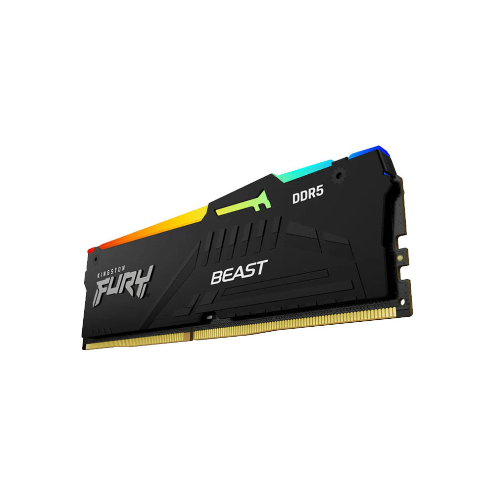 Memória RAM Kingston Fury Beast RGB, 5600MHz, DDR5, CL40