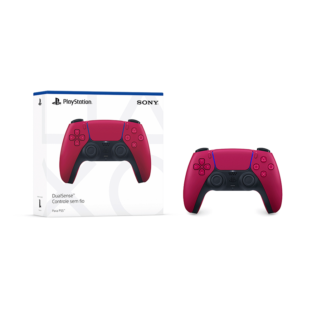 Controle Sem Fio Sony DualSense Para PlayStation 5 Cosmic Red
