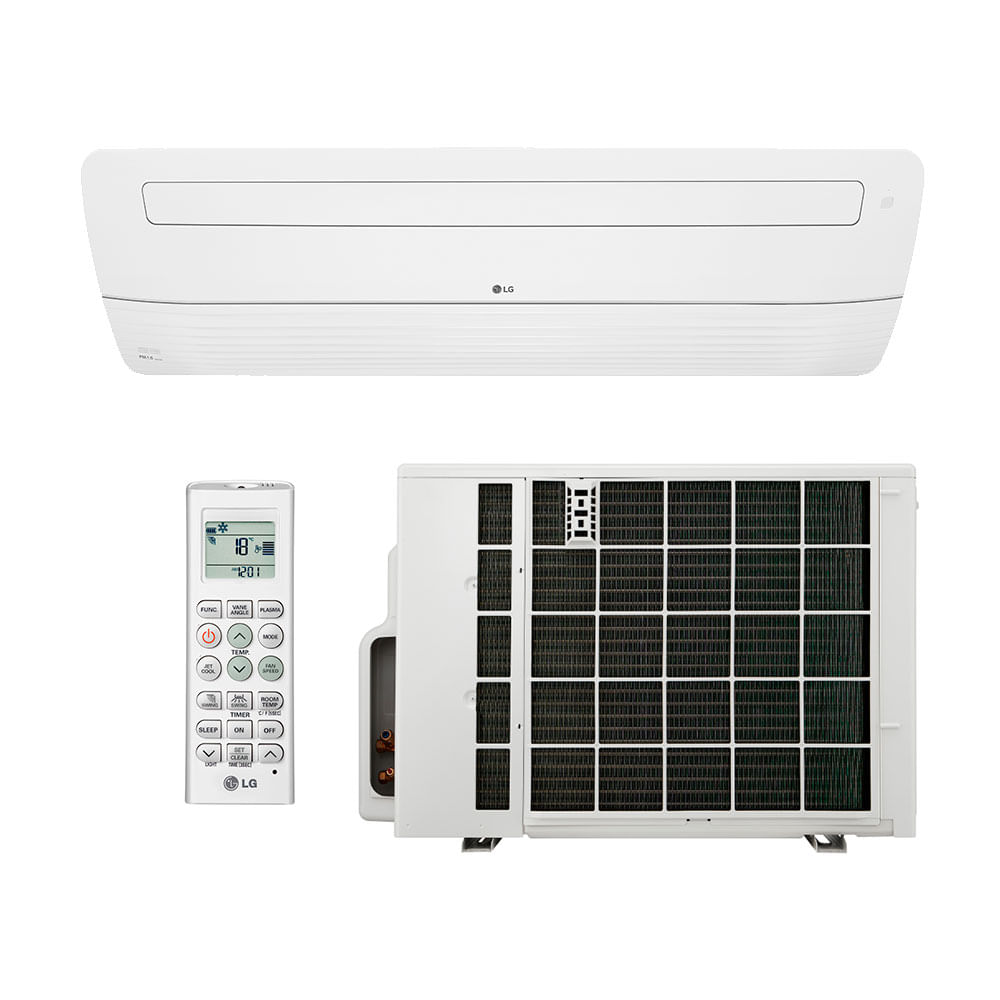 Ar Condicionado LG Cassete 1 via Inverter 18.000 BTUs, Quente e