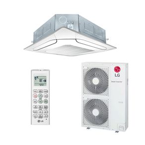 Ar Condicionado LG Cassete Tropical Inverter 60.000 BTUs, Quente-Frio, ATNW60GMLP1, Branco | 220V DF - 281751 Ar Condicionado LG Cassete Tropical Inverter 60.000 BTUs, Quente-Frio, ATNW60GMLP1, Branco | 220V DF - 281751