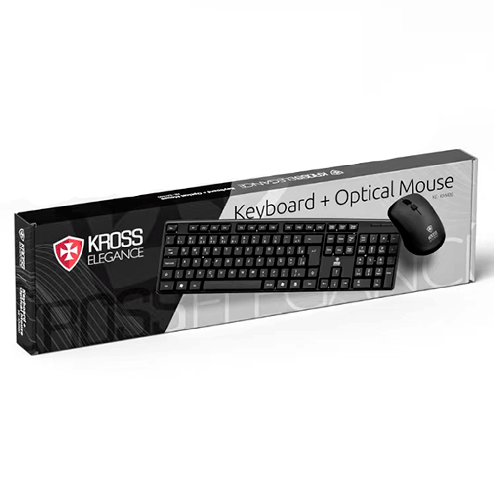 Combo Kross Teclado e Mouse USB, Com Fio, Elegance - KE-KM400V1 2