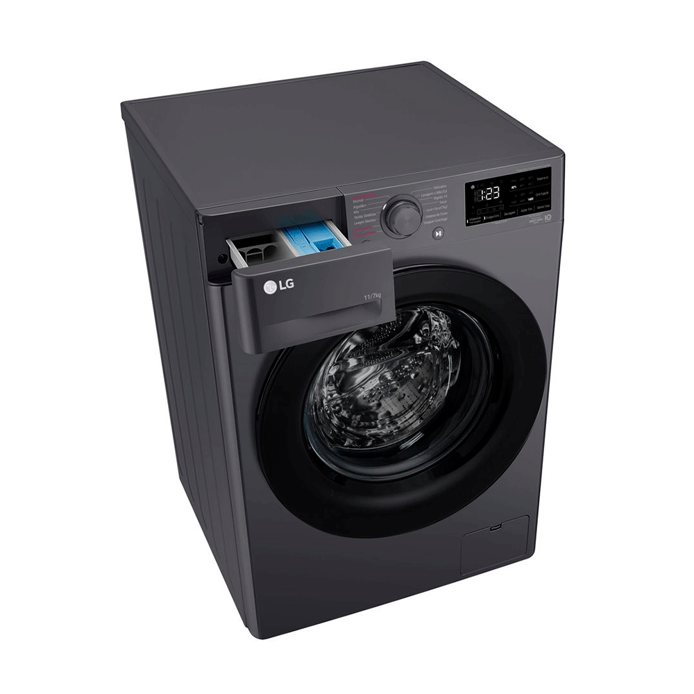Lava e Seca Smart LG VC5 11kg, com Inteligência Artificial AIDD