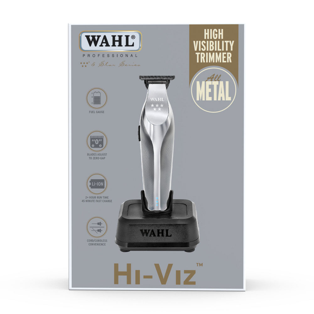 Máquina de Acabamento Wahl HI-VIZ Cordless, Lithium, Bateria