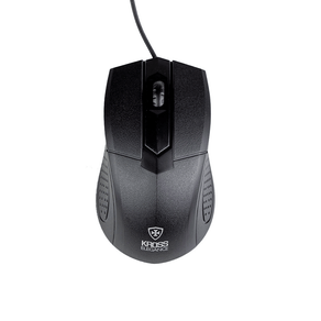 Mouse Com Fio Kross Elegance, USB, 1.200Dpi - KE-M108 DC 1.5V | Preto DF - 582466