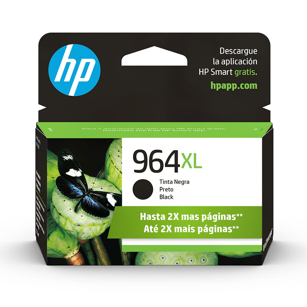 Cartucho de tinta HP 964XL | Preto - 233281 - Fujioka Distribuidor