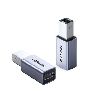 Adaptador Ugreen USB-C 3.1 para USB-B M 3.0 - US382 | Cinza DF - 582820