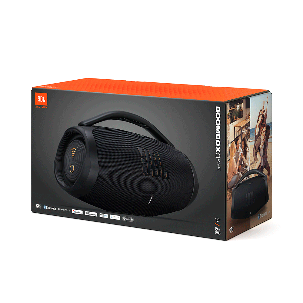 Caixa de Som Bluetooth JBL Boombox 3, Wi-Fi, Bivolt | Preto Artigo