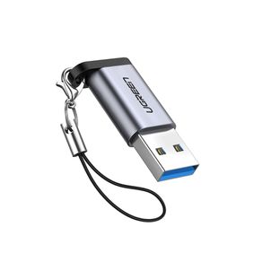Adaptador Ugreen USB 3.0 para USB-C - US276 | Prata DF - 582829