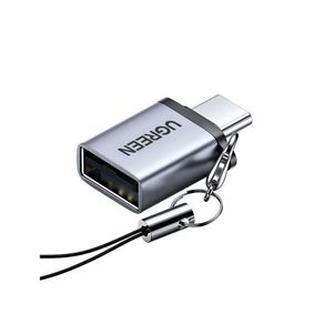 Adaptador Ugreen USB-C 3.1 para USB-A F 3.0 - US270 | Cinza DF - 582828 Adaptador Ugreen USB-C 3.1 para USB-A F 3.0 - US270 | Cinza DF - 582828