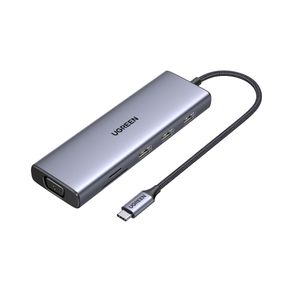 Cabo Adaptador Ugreen USB-C, 7 Funções - CM498 | Cinza DF - 582817