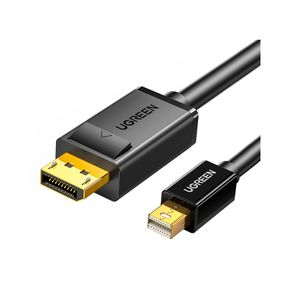 Cabo Ugreen Mini DP Para DP, MD105 | Preto GO - 582813 Cabo Ugreen Mini DP Para DP, MD105 | Preto GO - 582813