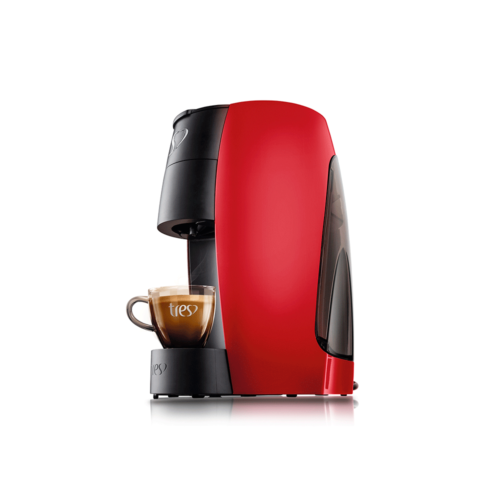 茶 teressa Cafeteira Espresso Três Corações LOV Multibebidas, Automática