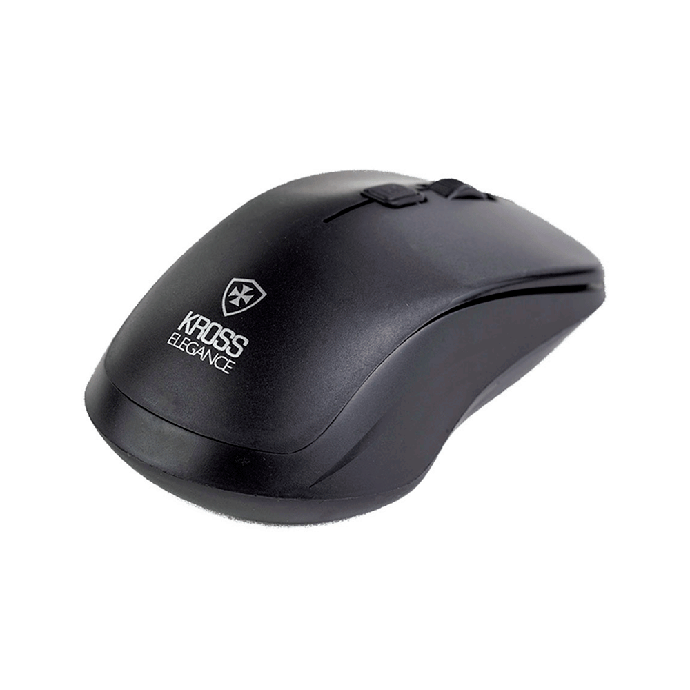 Mouse Sem Fio Kross Elegance, 1.600Dpi - KE-M208 DC 1.5V | Preto