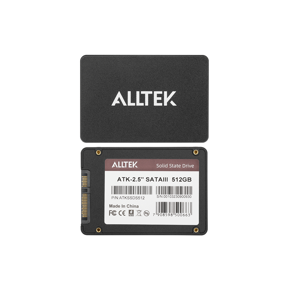 SSD Alltek 2.5 SATA III 6 Gbs - ATKSSDS | 512GB - 801403 - Fujioka