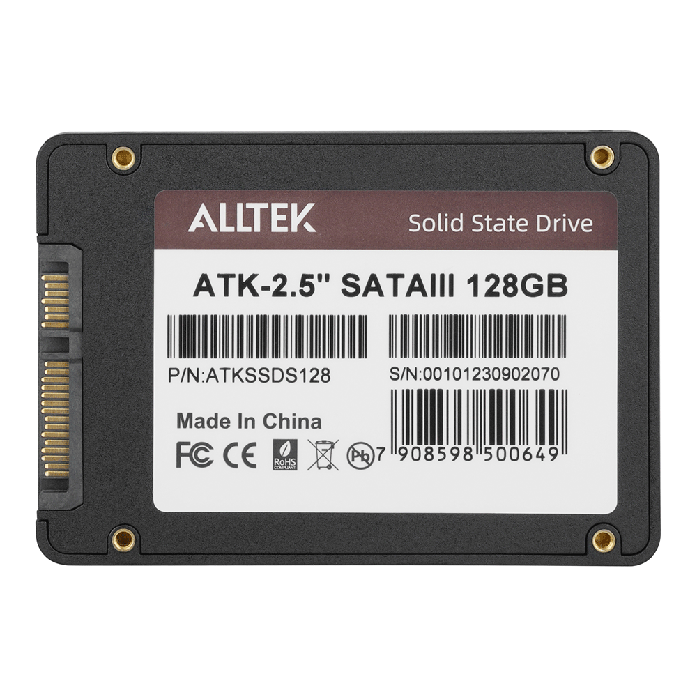 SSD Alltek 2.5 SATA III 6 Gbs - ATKSSDS | 128GB - 801401 - Fujioka