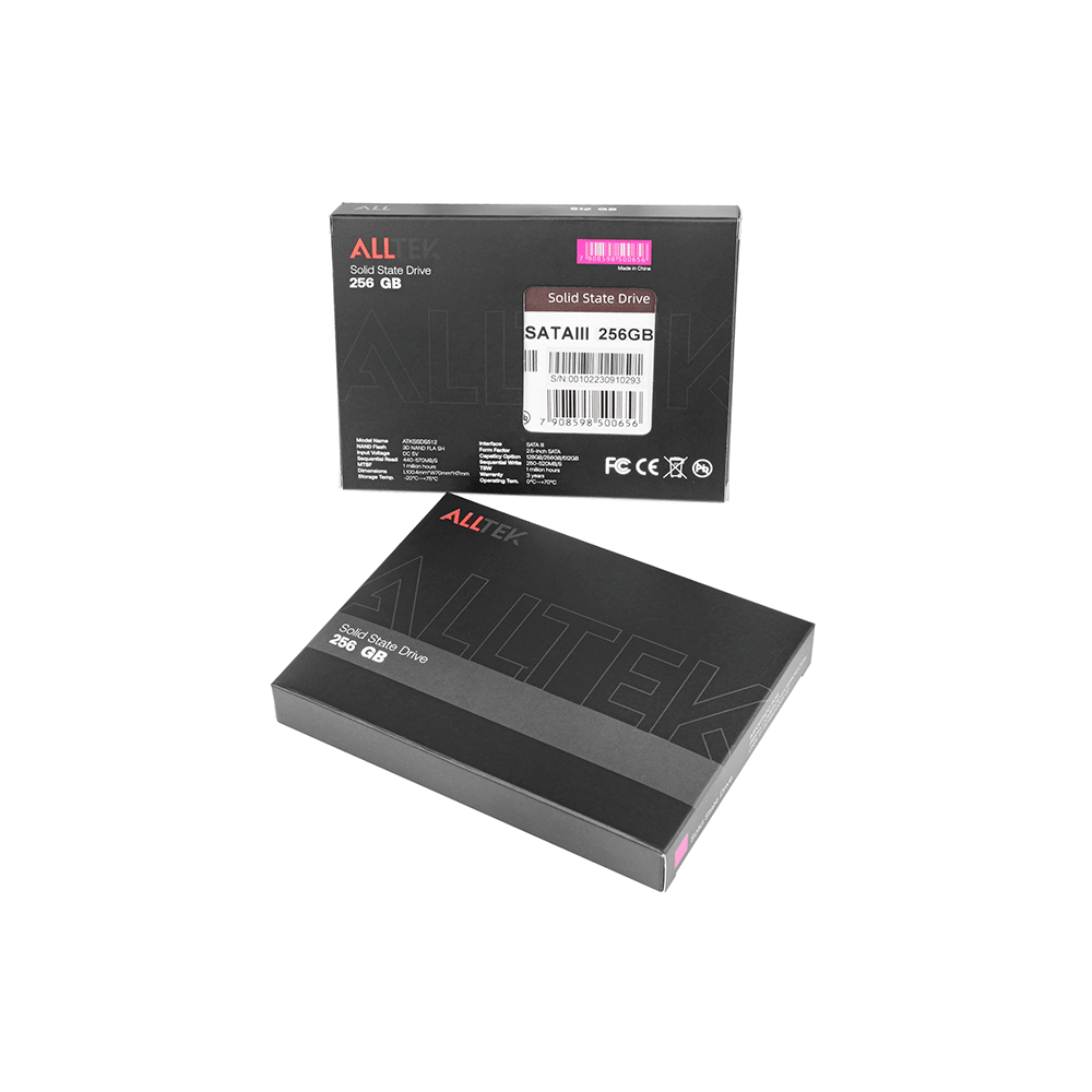 SSD Alltek 2.5 SATA III 6 Gbs - ATKSSDS | 256GB - 801402 - Fujioka