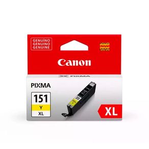 Cartucho Canon CLI-151XL 11ml | Amarelo GO - 233287 Cartucho Canon CLI-151XL 11ml | Amarelo GO - 233287