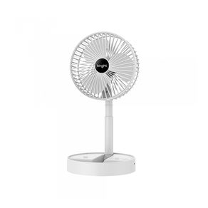 Ventilador de Mesa Portátil Bright Recarregável, 3 Velocidades, Micro USB - VN002 | Branco DF - 582858