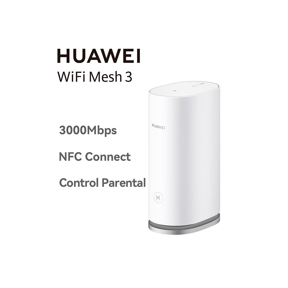 Roteador Huawei Mesh 3 AX3000, Wi-Fi 6 Plus, Dual Band | WS8100