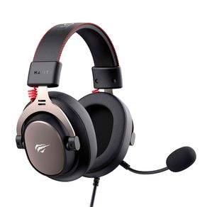 Headset Gamer HAVIT H2015E, Microfone destacável | Preto DF - 285057