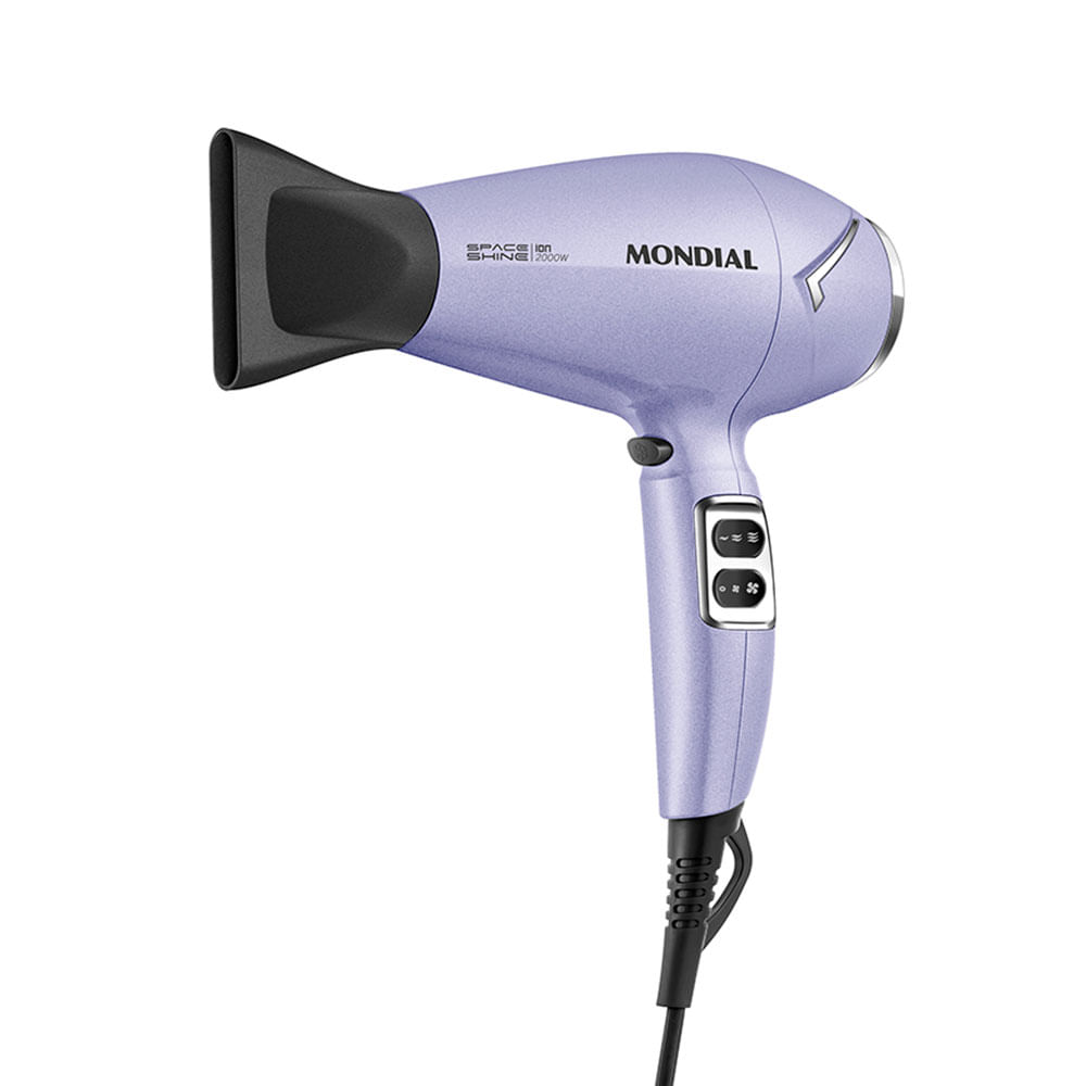 Secador de Cabelos Mondial Space Shine 2000W - SC-21, Lilás | 220V