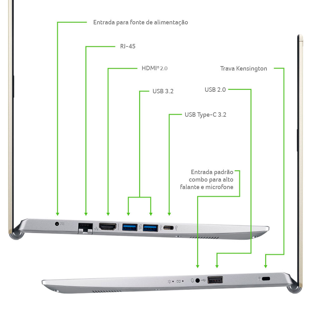 Notebook Acer Acer Aspire 5 A514-54-57HC, Windowns 11 Pro, 14