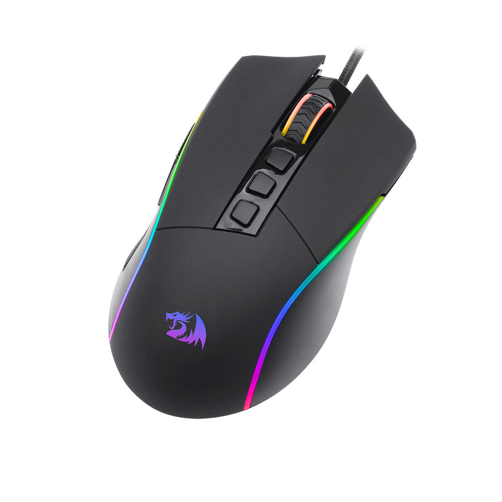 Mouse Gamer Redragon Plank RGB - M812-RGB | Preto Artigo: 582894