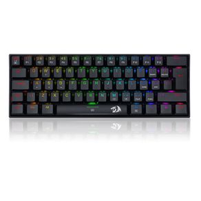 Teclado Mecânico Gamer Redragon DRAGONBORN, RGB, SWITCH MARROM, K630RGB-1 (PT-BROWN) | Preto GO - 582889