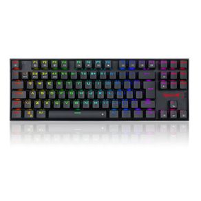 Teclado Mecânico Gamer Redragon Kumara Pro, RGB, Wireless, Switch Brown - K552RGB-BRS-B | Preto DF - 582892