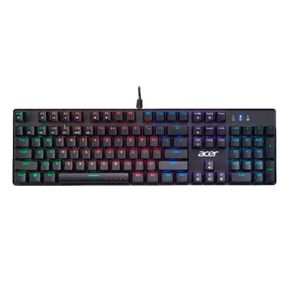 Teclado Mecânico Gamer Acer Nitro NKW202, RGB, Switch Blue, Anti-Ghosting, ABNT2 - GP.KBD11.044 | Preto GO - 582902