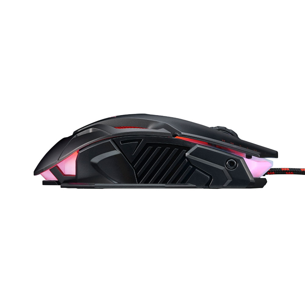 Mouse Gamer Acer Nitro NMW200, 6 Botões, 7200 DPI | Preto/Vermelho