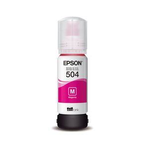 Garrafa de Tinta Epson T504 - T504322-BR | Magenta GO - 233296 Garrafa de Tinta Epson T504 - T504322-BR | Magenta GO - 233296