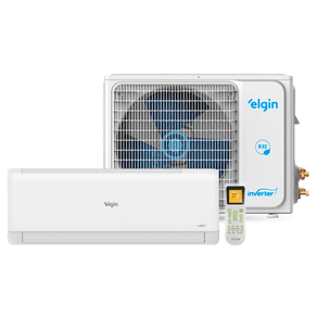 Ar Condicionado Split Elgin High Wall Eco II Inverter 30.000 BTUs, Frio, Wi-Fi, HJFC30C2WBCB, Branco | 220V DF - 281554 Ar Condicionado Split Elgin High Wall Eco II Inverter 30.000 BTUs, Frio, Wi-Fi, HJFC30C2WBCB, Branco | 220V DF - 281554