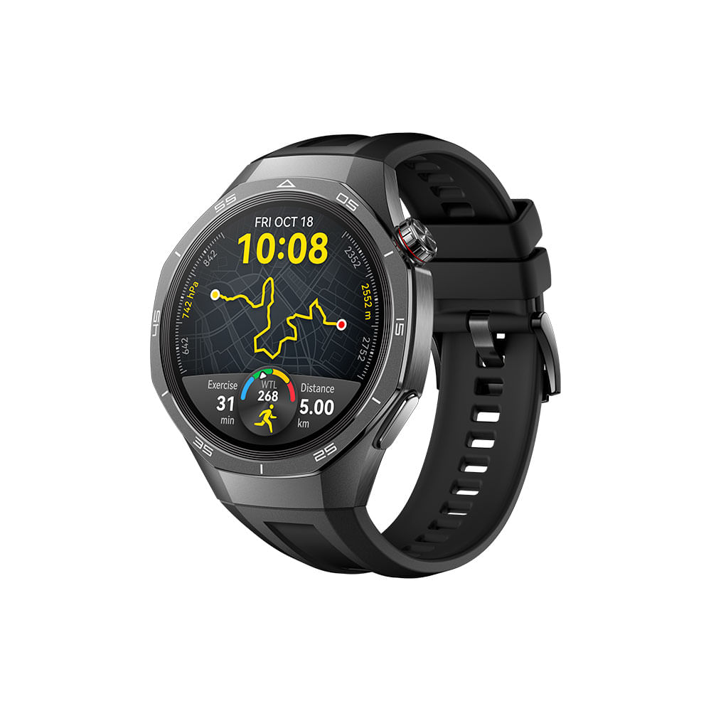 HUAWEI WATCH GT 5 Pro 46mm ブラック SmartWatch HUAWEI GT 5 PRO 46mm, Tela AMOLED, GPS, Compatível com