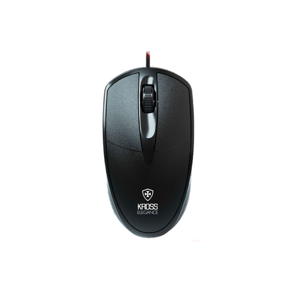 Mouse Com Fio Kross Elegance, USB, 1.200 DPI - KE-M099 | Preto