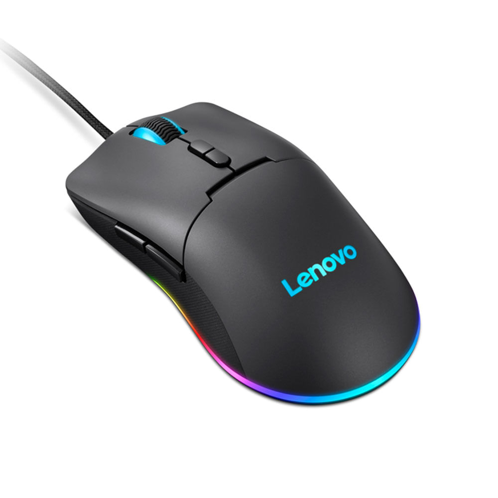 Mouse Gamer Lenovo M210, até 8000 DPI (5 níveis de controle