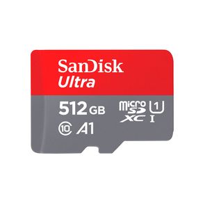 Cartão De Memória Sandisk Ultra MicroSDHC, MicroSDXC e UHS-I | 512GB GO - 801597