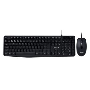 Combo Alltek Teclado e Mouse USB, Com fio - ATK-C010 | Preto DF - 582863 Combo Alltek Teclado e Mouse USB, Com fio - ATK-C010 | Preto DF - 582863