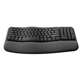 Teclado Logitech WAVE KEYS, Sem fio, Ergonômico e Compacto | Preto GO - 582856
