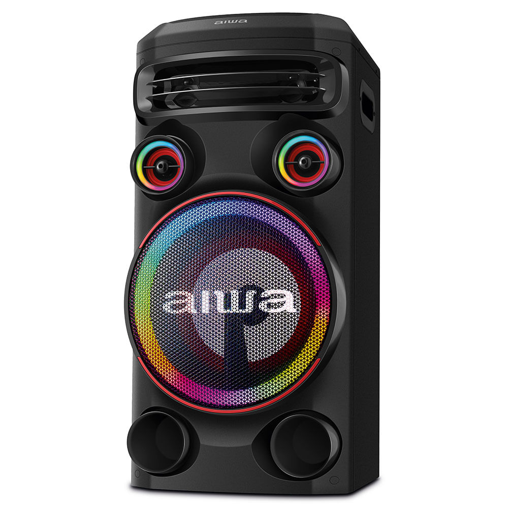 Caixa Amplificada AIWA Torre de Som T1W-02 , 1600W, Conexão USB