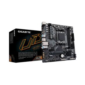 Placa Mãe Gigabyte B650M H, AMD AM5, mATX | DDR5 DF - 801543