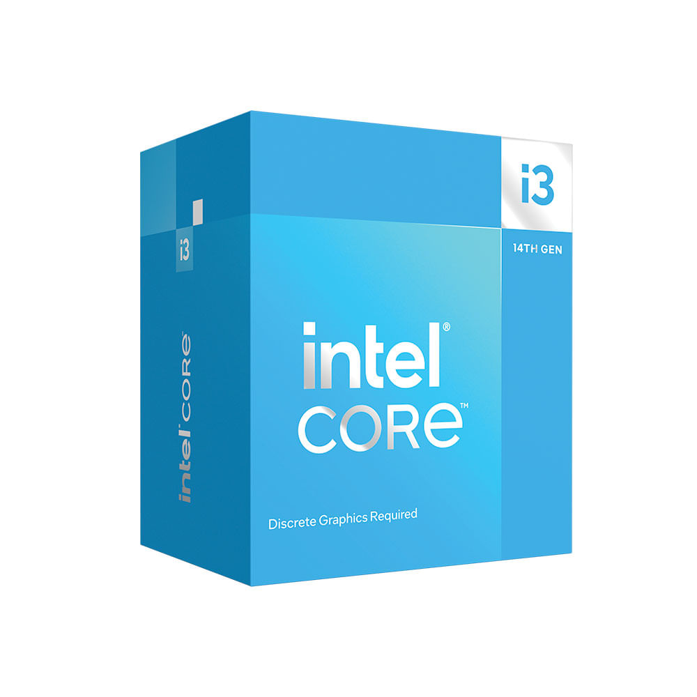 Processador Intel Core i3-14100F, 3.5GHz até 4.7GHz Max Turbo