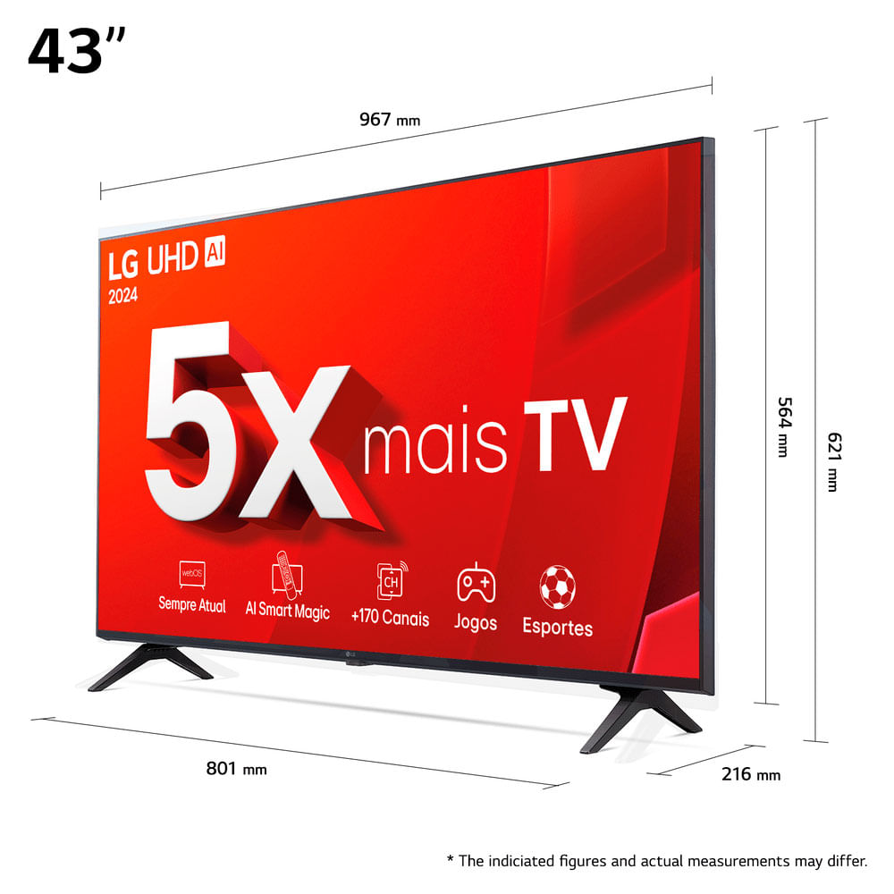Smart TV 4K 43
