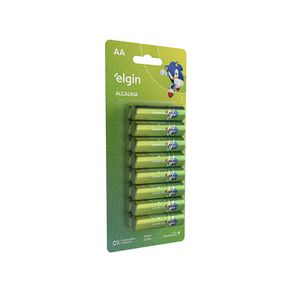 Pilha Elgin Alcalina LR6 AA C/16 GO - 26519
