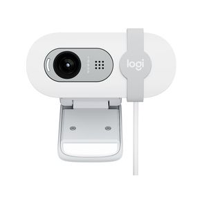 Webcam Logitech Brio 100, Full HD 1080p, Plug and Play Branco DF - 582922