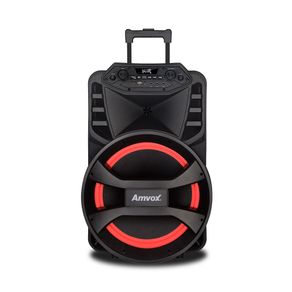 Caixa de Som Amplificada Amvox ACA 880 Vegas SFM, 880W RMS, Bluetooth, Iluminação LED | Preto GO - 286228