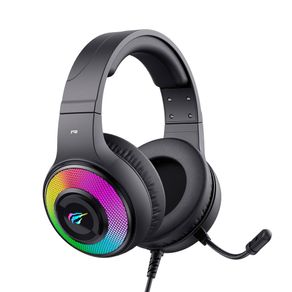 Headset Gamer HAVIT H2042D, RGB, Driver 50mm, USB e P2 | Preto DF - 285082 Headset Gamer HAVIT H2042D, RGB, Driver 50mm, USB e P2 | Preto DF - 285082