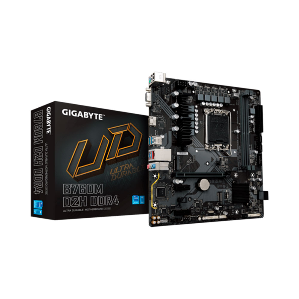 Placa Mãe Gigabyte B760M D2H, LGA 1700, Micro ATX | DDR4 - 801561