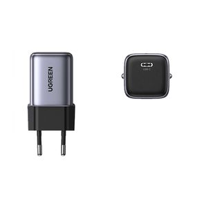 Carregador Turbo Ugreen Nexode mini PD GaN 30W CD319 - 90666 | Grey DF - 284058