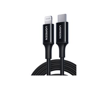 Cabo Ugreen USB-C para Lightning, 1 Metro - US171-60751 | Preto DF - 284086